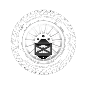 Toyota Tacoma Spare Tire Carrier - Rear - Body Armor 4x4 - Pro Series II - Light Textured Black - `16-`23